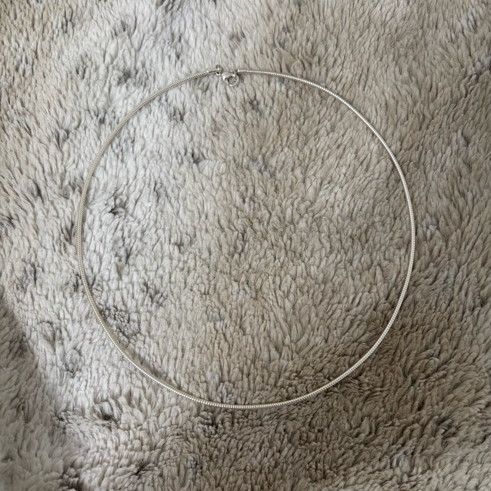 Silver necklace